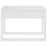 Tavolino Bianco 50x30x50 cm in Legno Multistrato