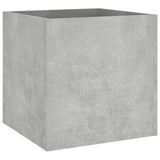 Fioriera Grigio Cemento 40x40x40 cm in Legno Multistrato