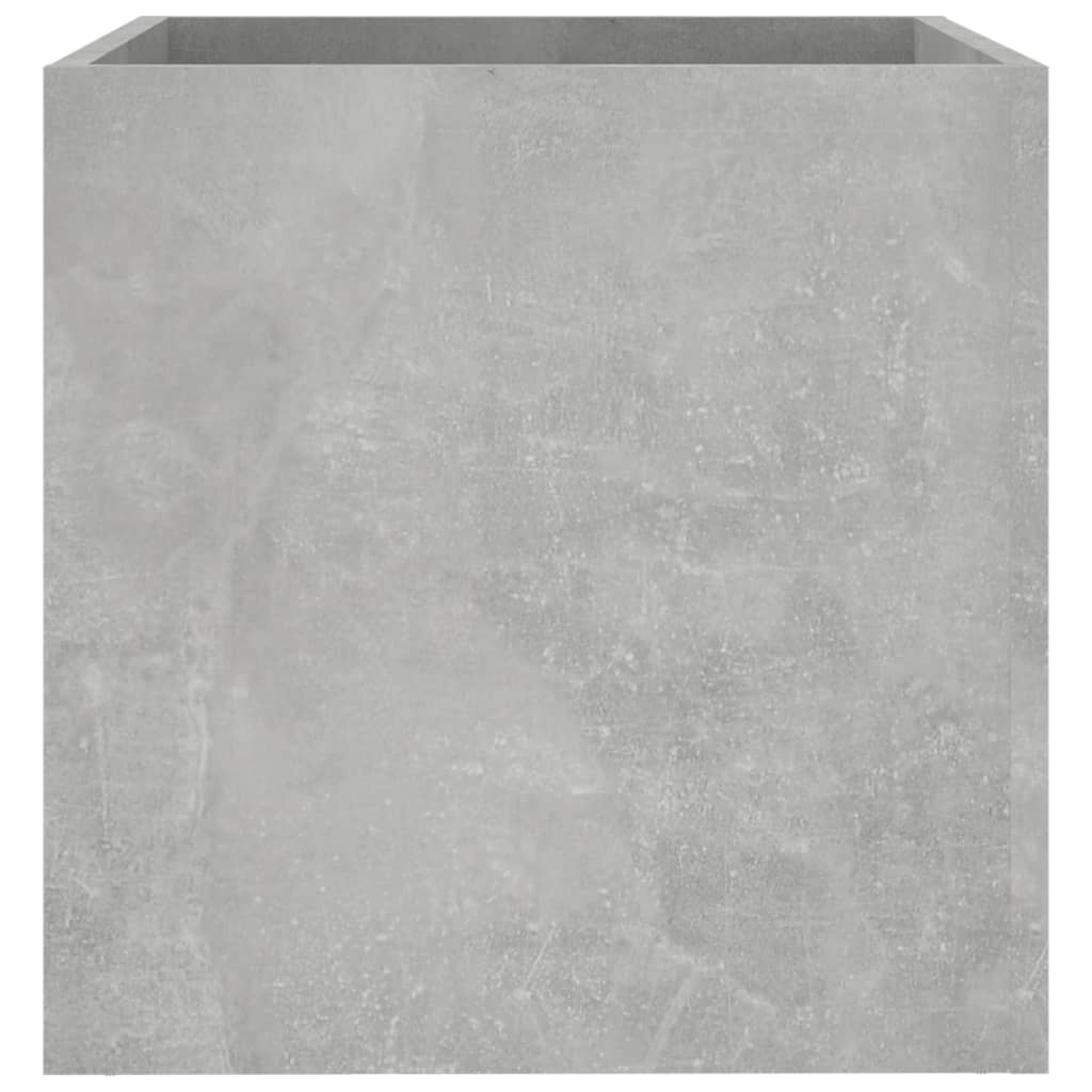 Fioriera Grigio Cemento 40x40x40 cm in Legno Multistrato