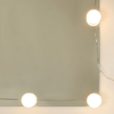 Toeletta con LED Grigio Cemento 74,5x40x141 cm