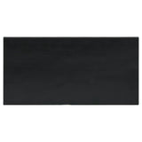 Comodino Nero 60x30x75 cm in Legno Massello di Mogano