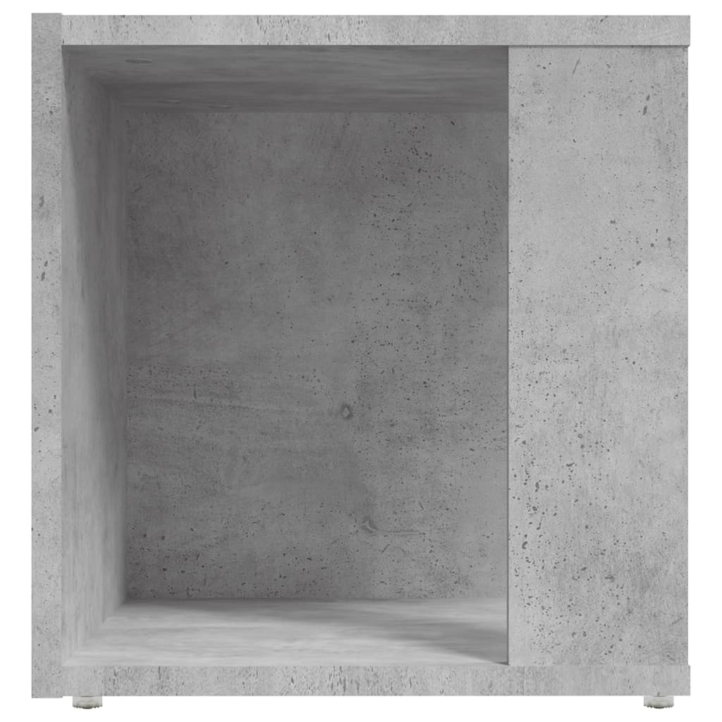 Tavolino Grigio Cemento 33x33x34,5 cm in Truciolato