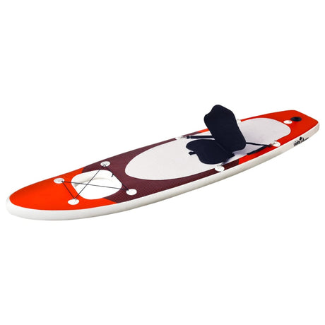 Set Tavola da SUP Gonfiabile Rosso 300x76x10 cm