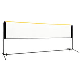 Rete da Badminton Regolabile 400x103x94-158 cm in Metallo