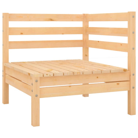 Set Salotto da Giardino 3 pz in Legno Massello di Pino