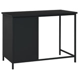 Scrivania Industriale con Cassetti Nera 105x52x75 cm in Acciaio