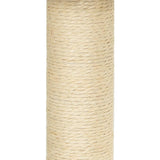 Albero per Gatti con Tiragraffi in Sisal Grigio Scuro 92 cm