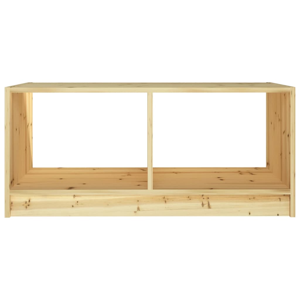 Tavolino da Salotto 75x50x33,5 cm Legno Massello di Abete