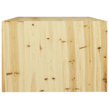 Tavolino da Salotto 75x50x33,5 cm Legno Massello di Abete