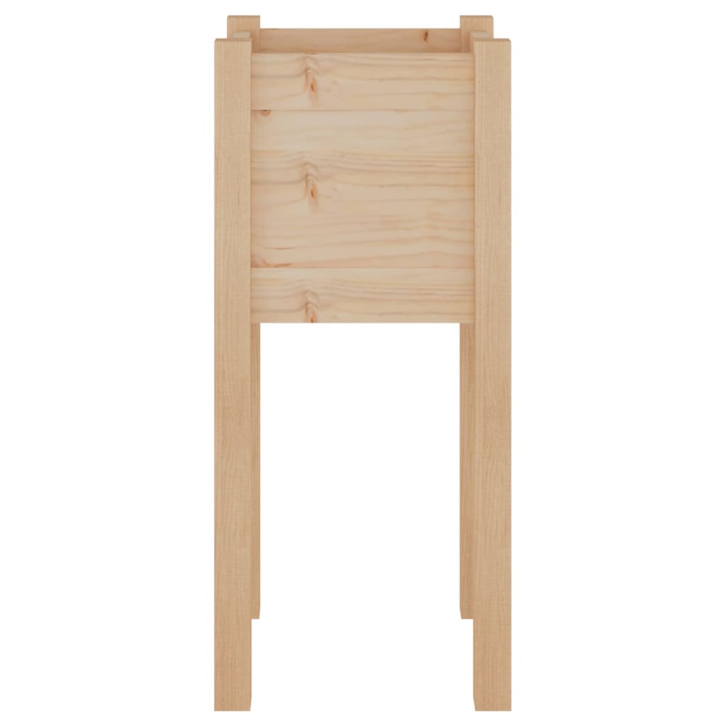 Fioriere da Giardino 2 pz 31x31x70 cm in Legno Massello di Pino