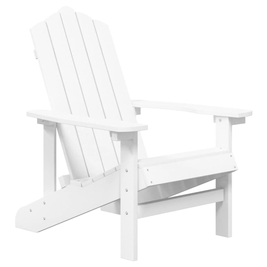 Sedia da Giardino Adirondack Bianca HDPE