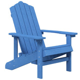 Sedia da Giardino Adirondack Blu Acqua in HDPE