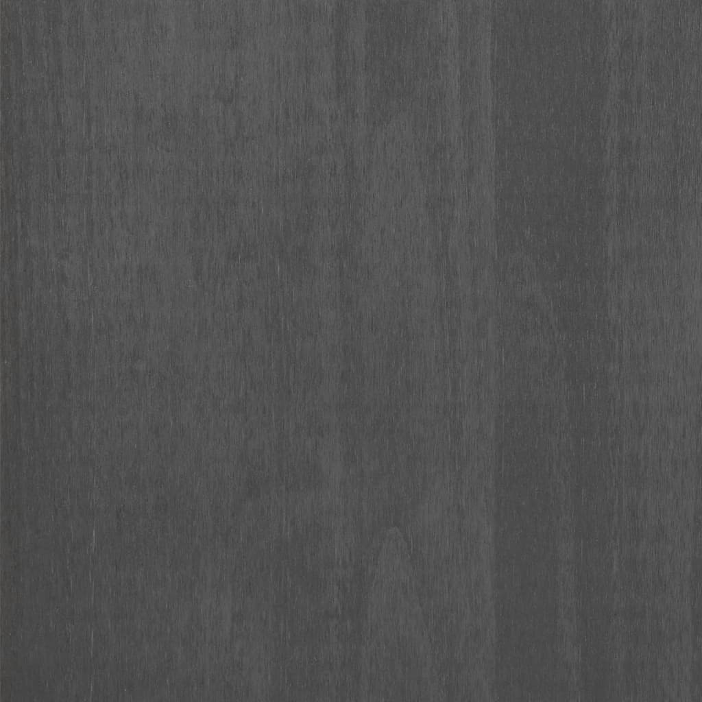 Scrivania HAMAR Grigio Scuro 110x40x75 cm in Legno di Pino