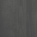 Armadio HAMAR Grigio Scuro 89x50x180 cm Legno Massello di Pino