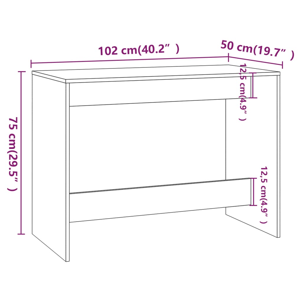 Set da Pranzo 3 pz Rovere Sonoma in Truciolato