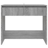 Tavolo Consolle Grigio Sonoma 89x41x76,5 cm in Acciaio