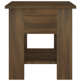 Tavolino da Salotto Marrone Rovere 40x40x42cm Legno Multistrato