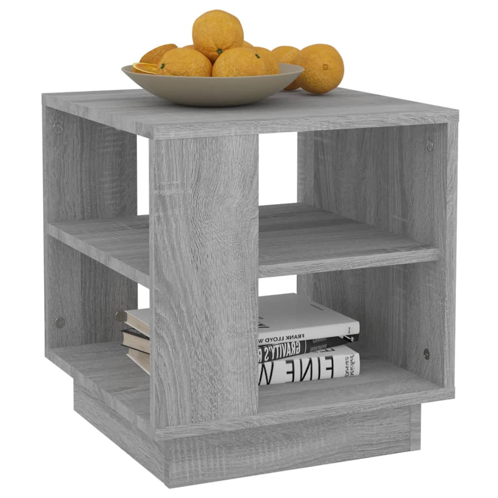 Tavolino da Salotto Grigio Sonoma 40x40x43 cm Legno Multistrato