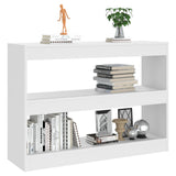 Libreria/Divisorio Bianco 100x30x72 cm