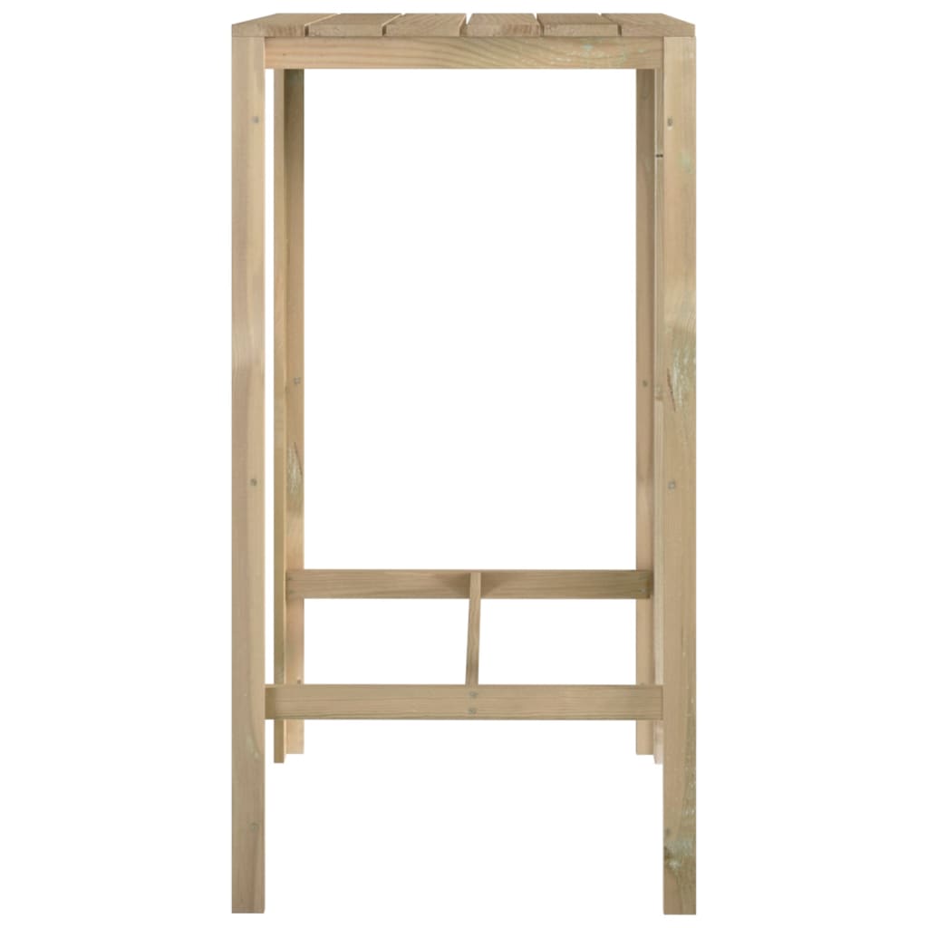Set Bistrò da Giardino 3 pz in Legno di Pino Impregnato