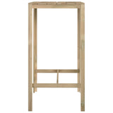 Set Bistrò da Giardino 3 pz in Legno di Pino Impregnato