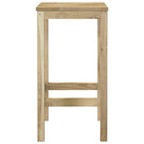 Set Bistrò da Giardino 3 pz in Legno di Pino Impregnato
