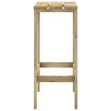 Set Bistrò da Giardino 3 pz in Legno di Pino Impregnato