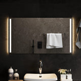 Specchio da Bagno con Luci LED 90x50 cm