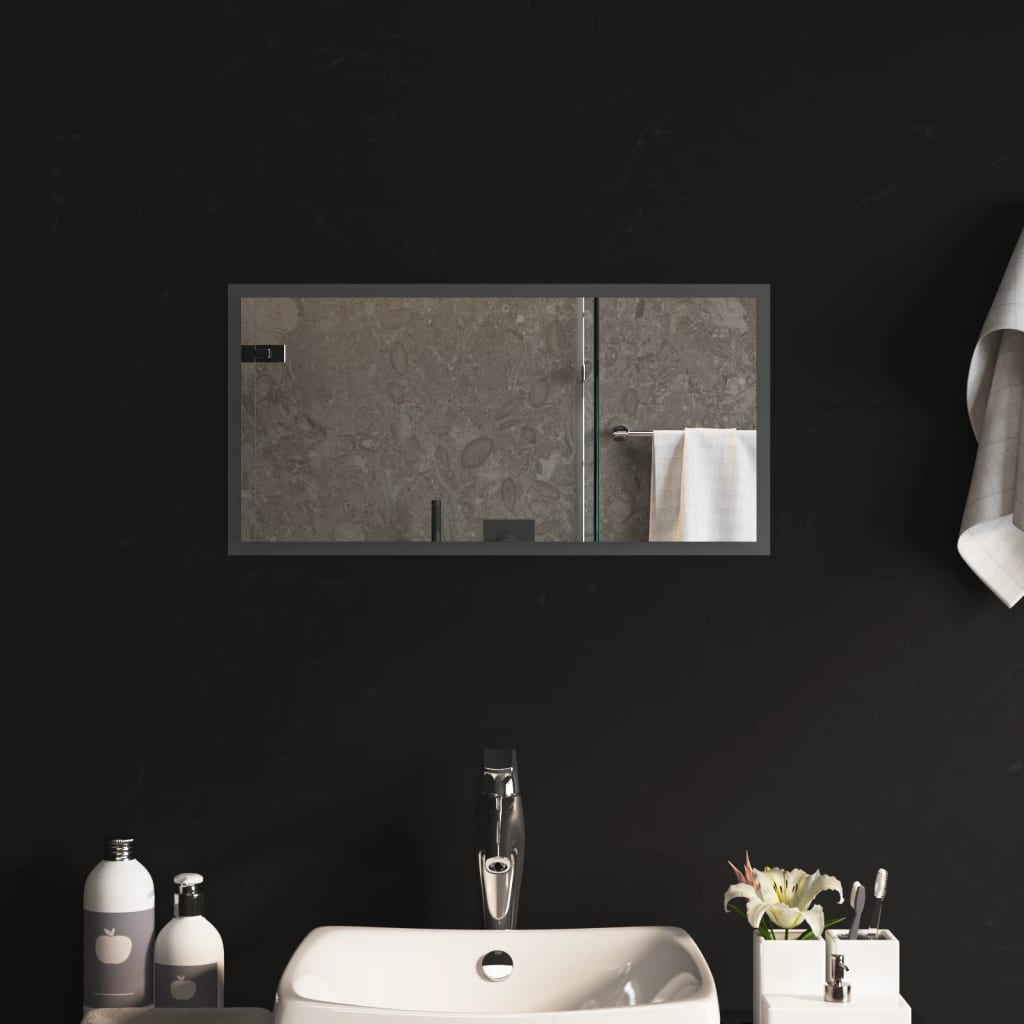 Specchio da Bagno con Luci LED 60x30 cm