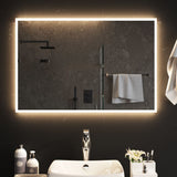 Specchio da Bagno con Luci LED 90x60 cm