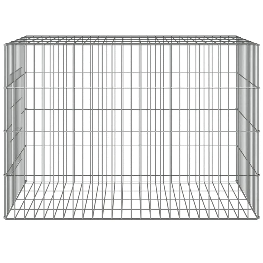 Conigliera 78x54x54 cm Ferro Zincato