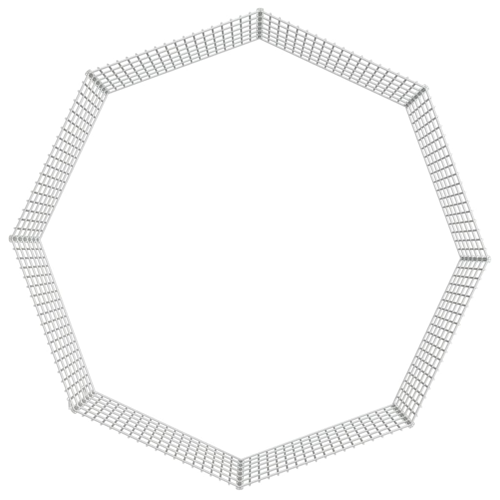 Conigliera con 8 Pannelli 54x60 cm Ferro Zincato