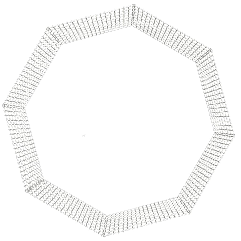 Conigliera con 8 Pannelli 54x80 cm Ferro Zincato