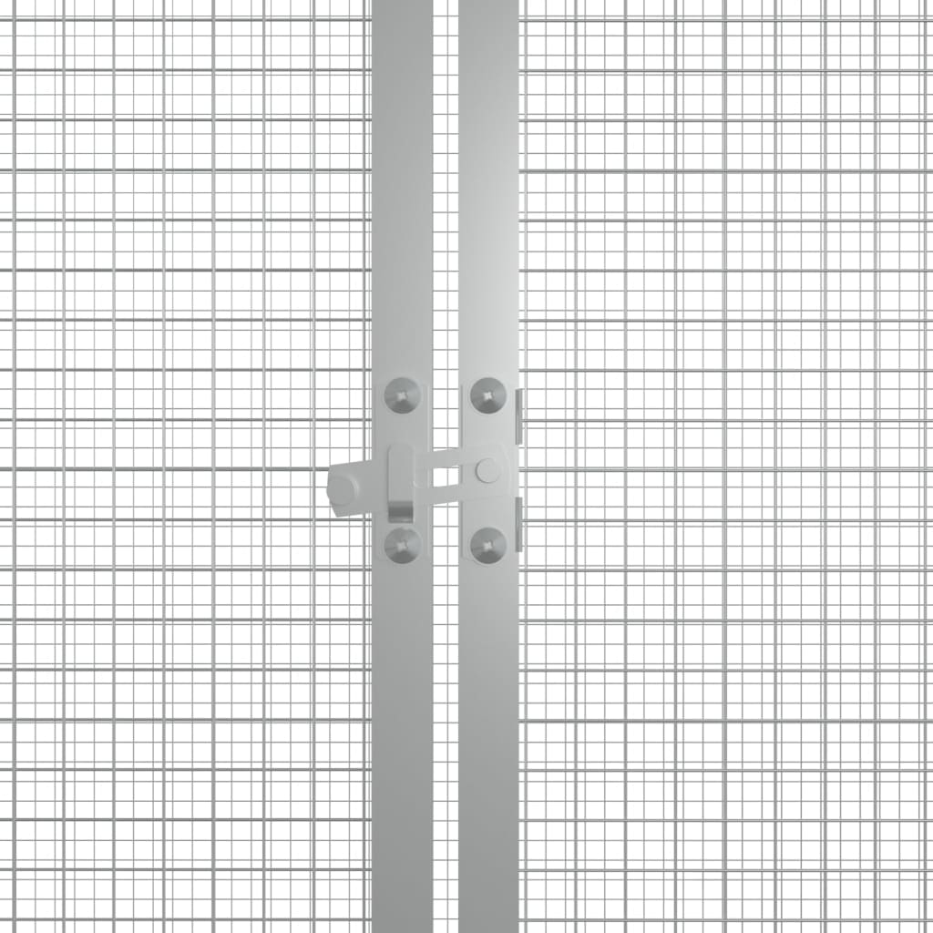 Gabbia per Polli Antracite 200x91x100 cm Acciaio Zincato