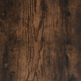 Comodino Rovere Fumo 40x35x62,5 cm in Legno Multistrato