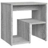 Comodini Grigio Sonoma 2 pz 40x30x40 cm in Legno Multistrato