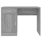 Scrivania Cassetto grigio sonoma 100x40x73cm Legno Multistrato