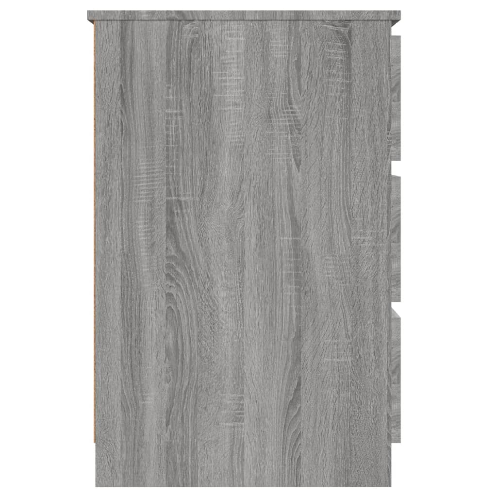 Scrivania Grigio Sonoma 140x50x77 cm in Legno Multistrato