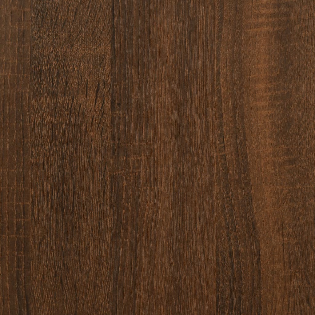 Scrivania Rovere Marrone 140x50x77 cm in Legno Multistrato