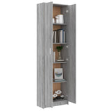 Armadio Corridoio Grigio Sonoma 55x25x189 cm Legno Multistrato