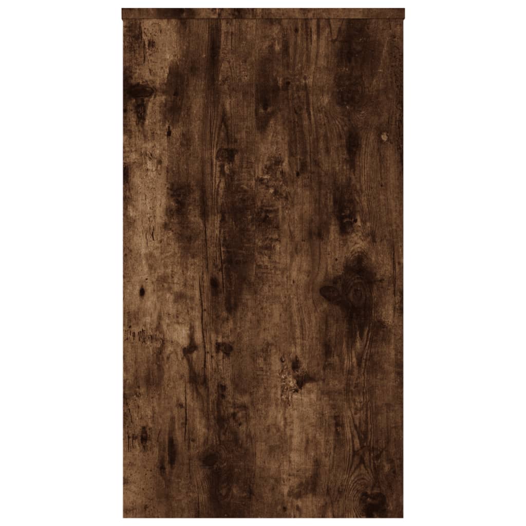 Scrivania Rovere Fumo 90x40x72 cm in Legno Multistrato