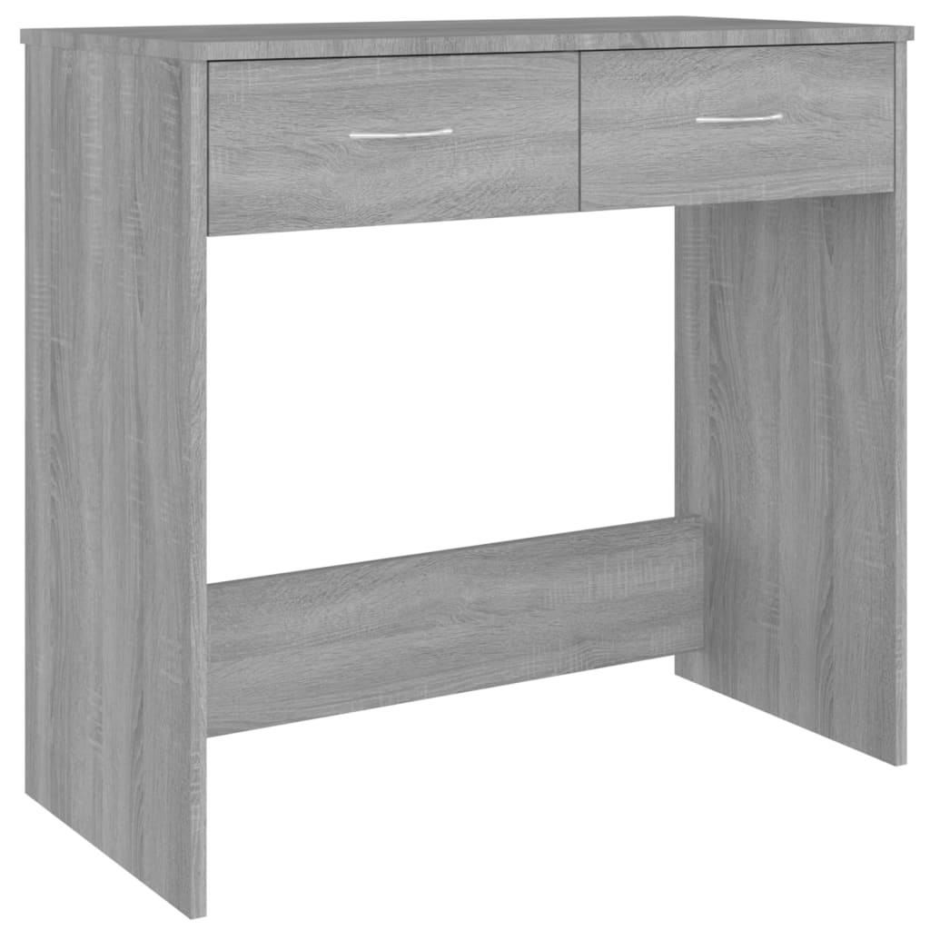 Scrivania Grigio Sonoma 80x40x75 cm in Legno Multistrato