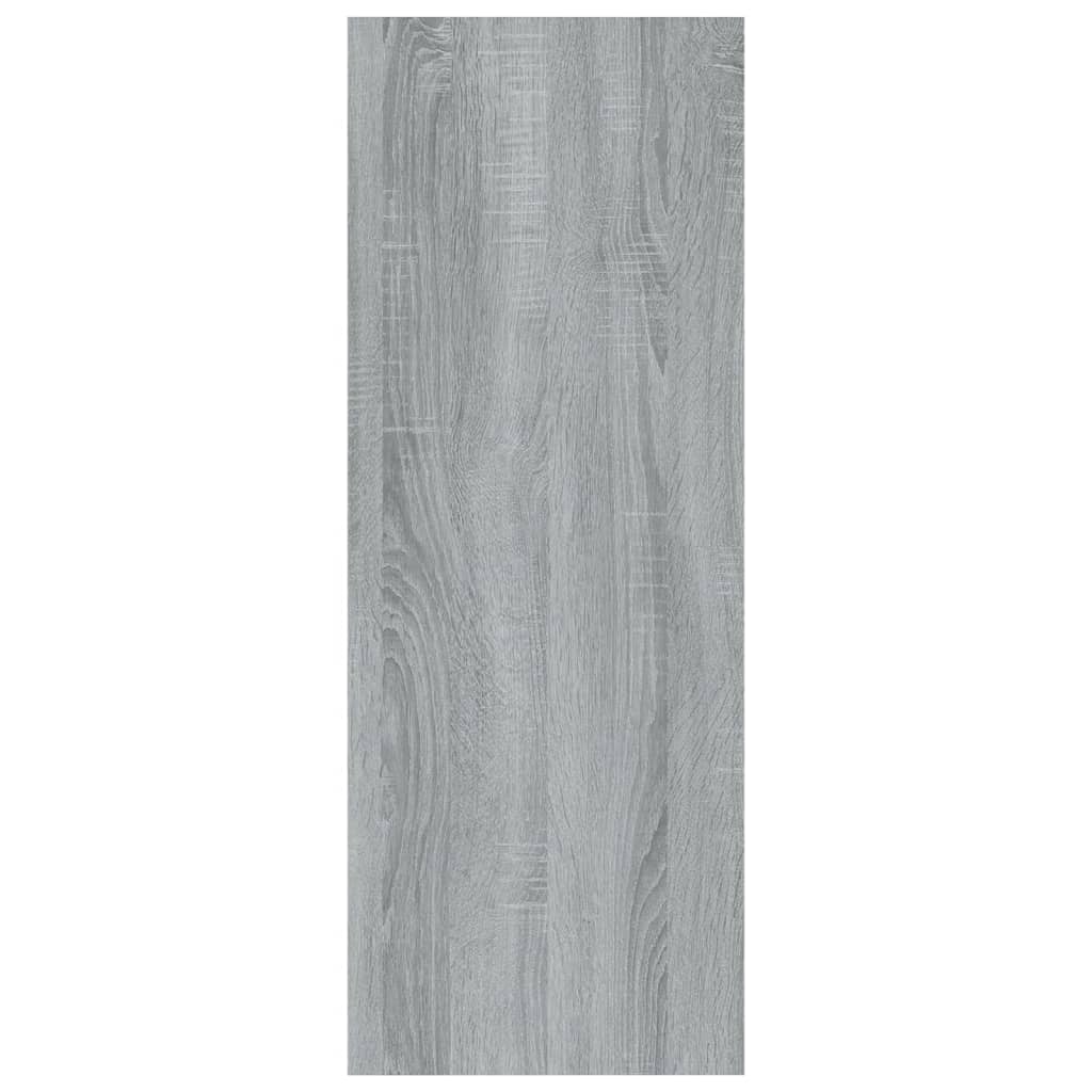 Tavolino Consolle Grigio Sonoma 78x30x80 cm Legno Multistrato