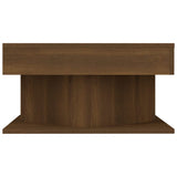 Tavolino da Salotto Rovere Marrone 57x57x30cm Legno Multistrato