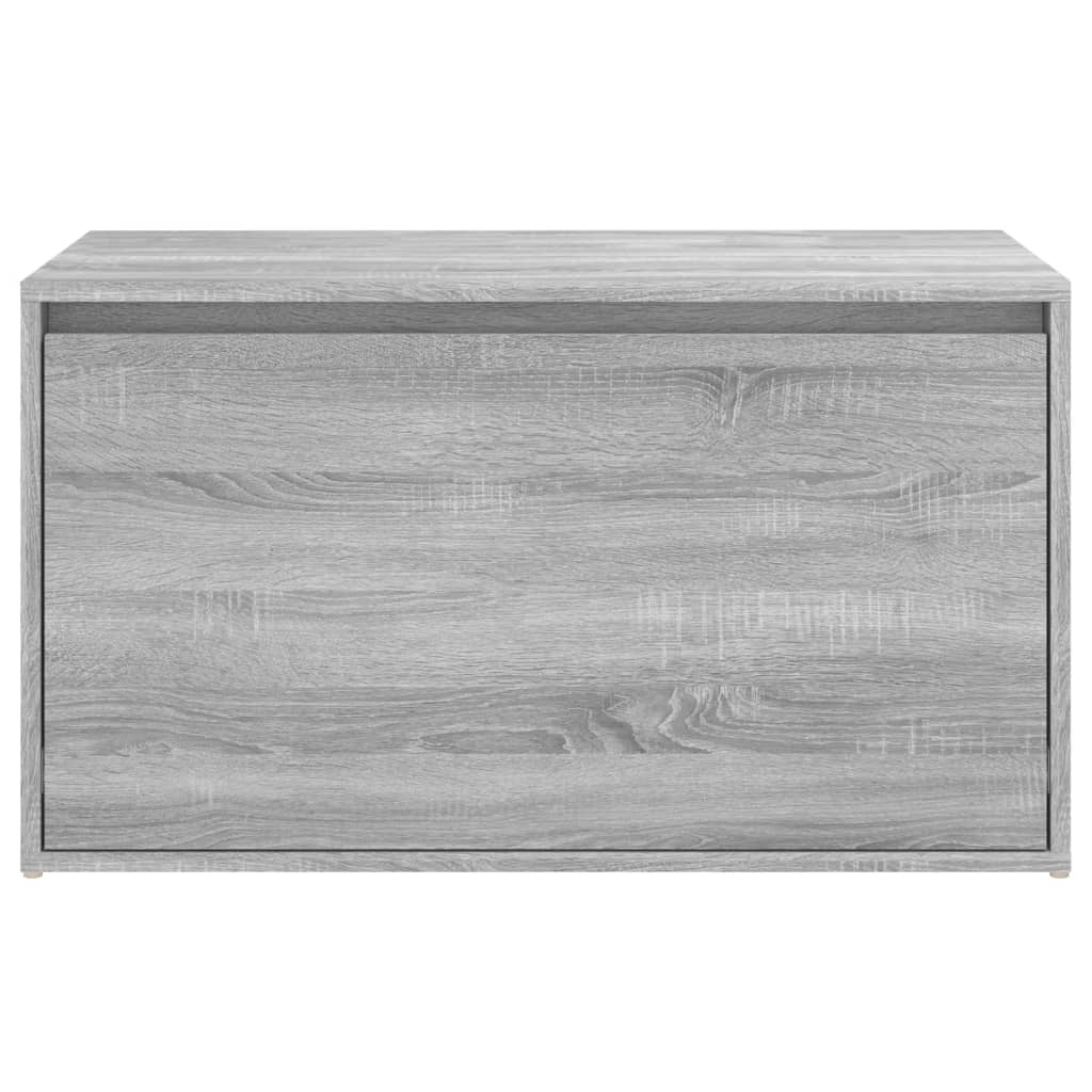 Panca da Ingresso 80x40x45 cm Grigio Sonoma Legno Multistrato