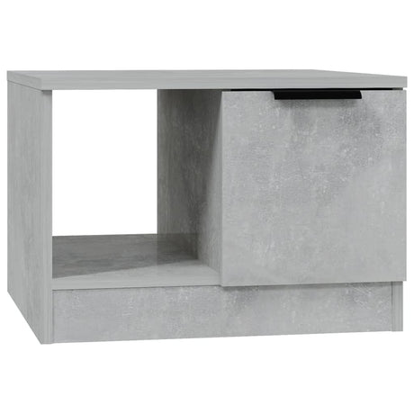 Tavolino da Salotto Grigio Cemento 50x50x36cm Legno Multistrato