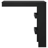 Bancone da Muro Nero 102x45x103,5 cm in Legno Compensato