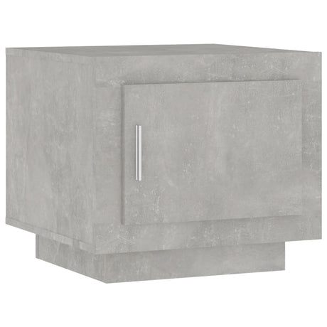 Tavolino da Salotto Grigio Cemento 51x50x45cm Legno Multistrato