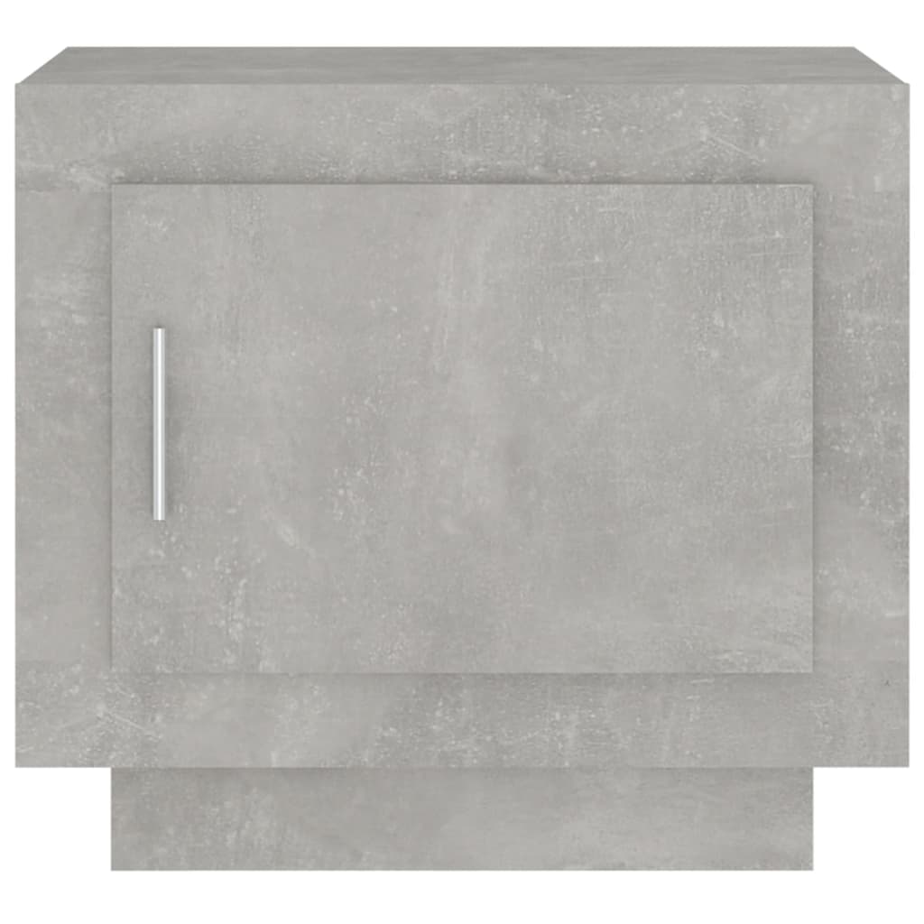 Tavolino da Salotto Grigio Cemento 51x50x45cm Legno Multistrato