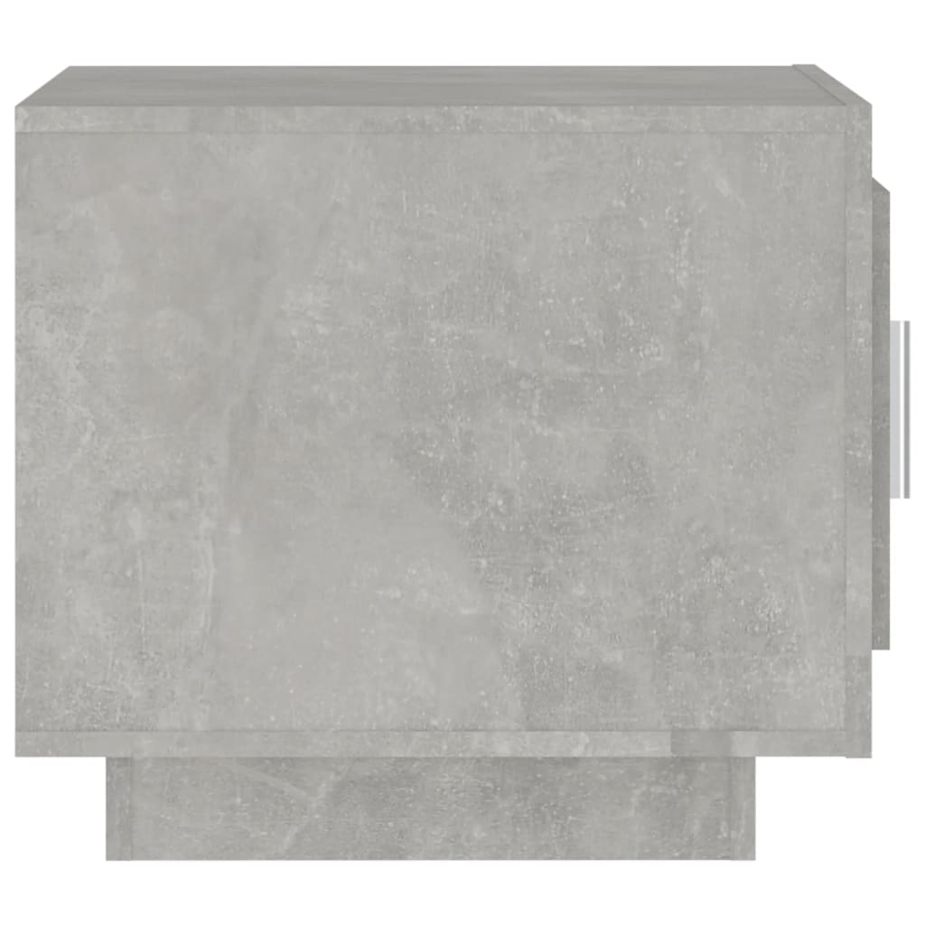 Tavolino da Salotto Grigio Cemento 51x50x45cm Legno Multistrato